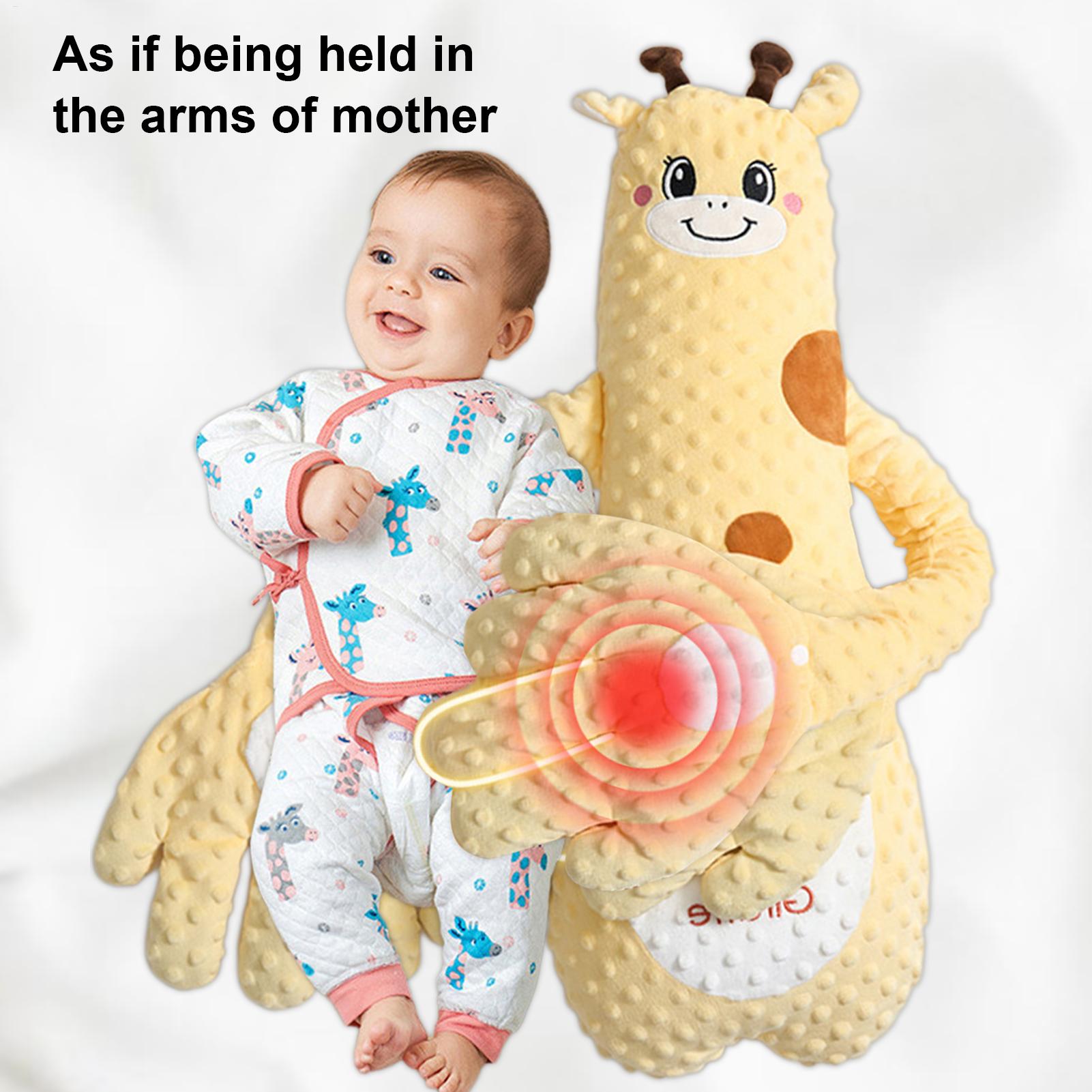 Baby Nursery Products - ของเล่นเด็กช่วยให้หลับสบาย พร้อม 3 โหมดปรับได้ ตุ๊กตาสัตว์แบบอินเทอร์แอคทีฟ รูปทรงหมอนนุ่มสบาย