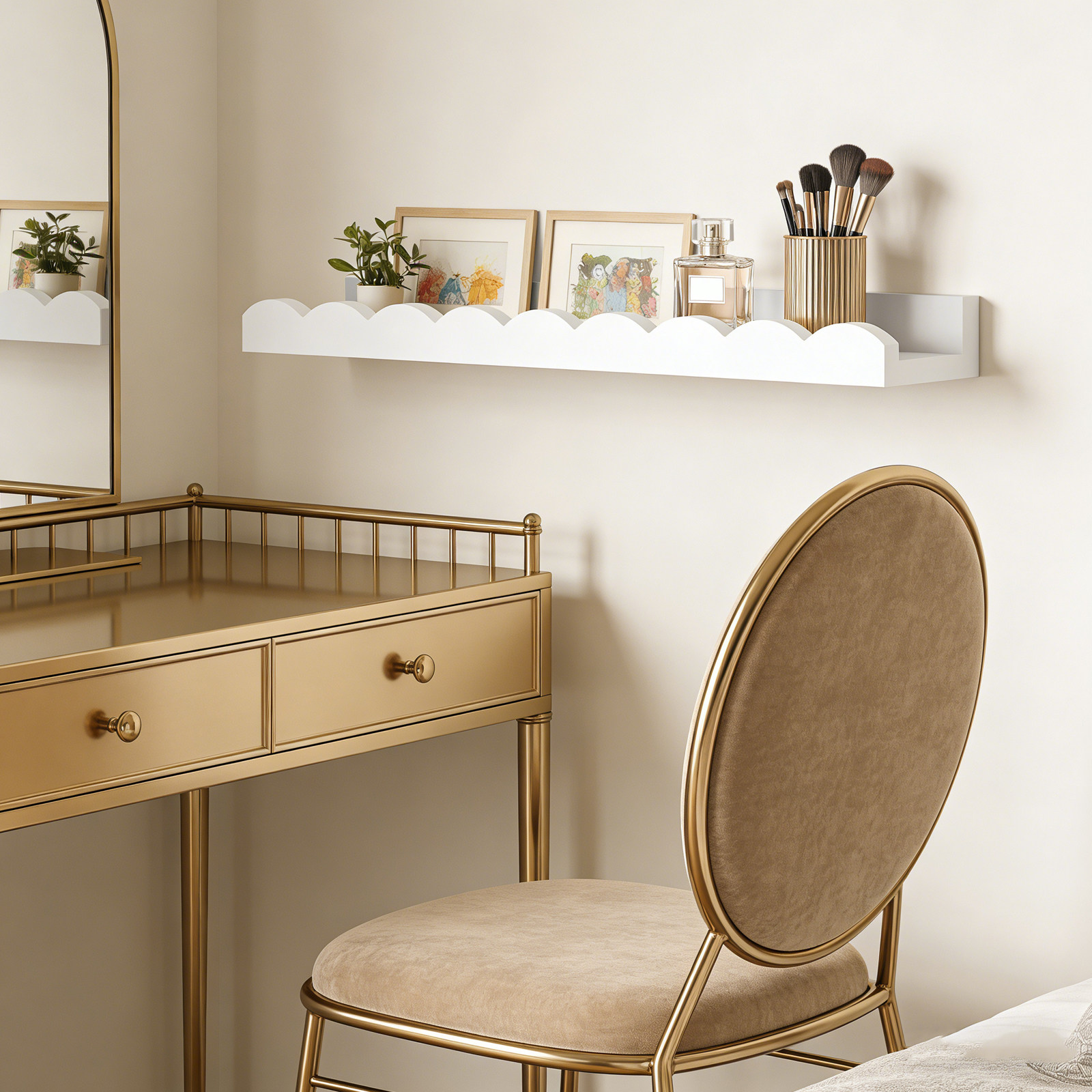 ชั้นวางหนังสือติดผนังไม้เนื้อแ - Baby Nursery Floating Shelves บทวิจารณ์และราคา