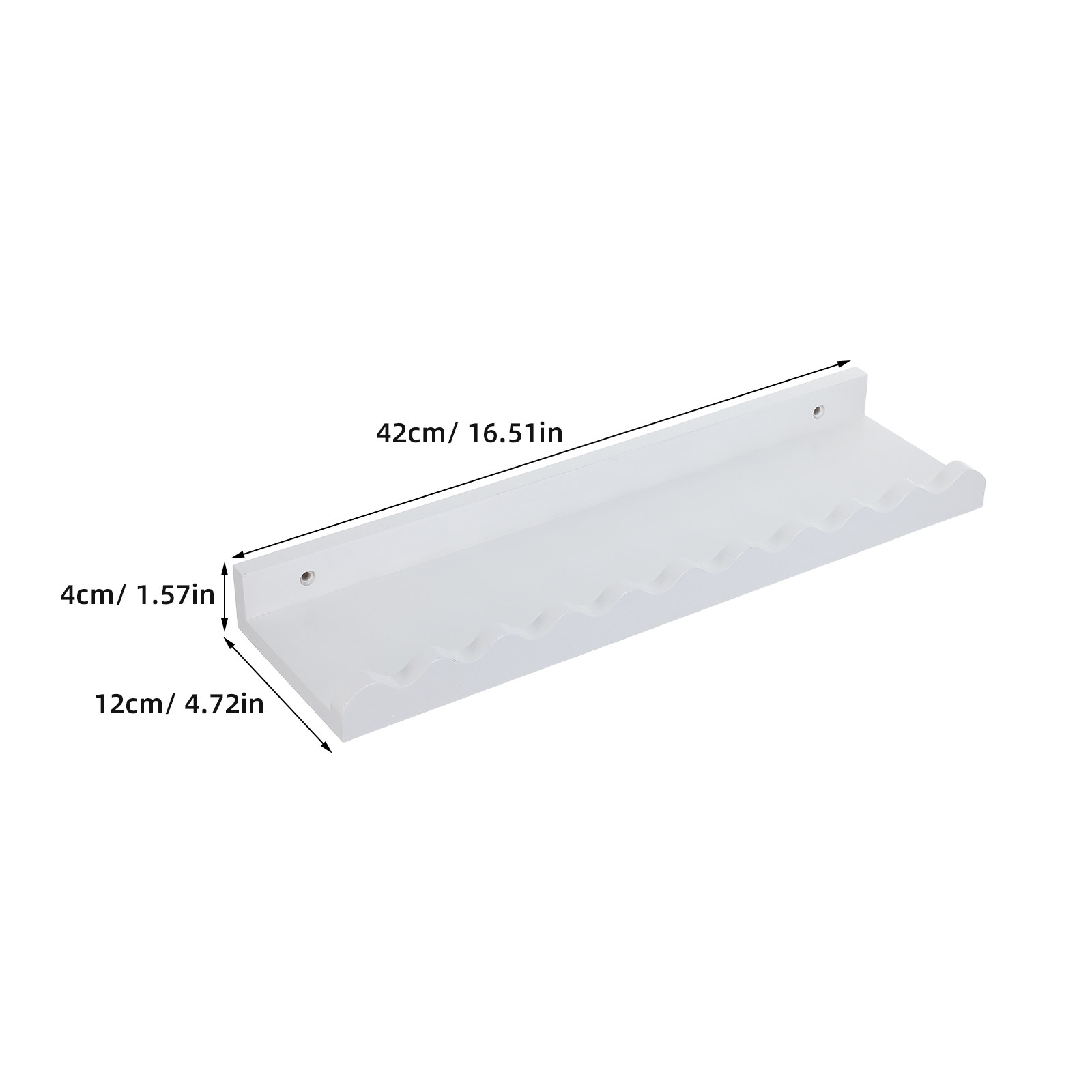 ชั้นวางหนังสือแบบลอยติดผนัง 2  - Baby Nursery Floating Shelves บทวิจารณ์และราคา