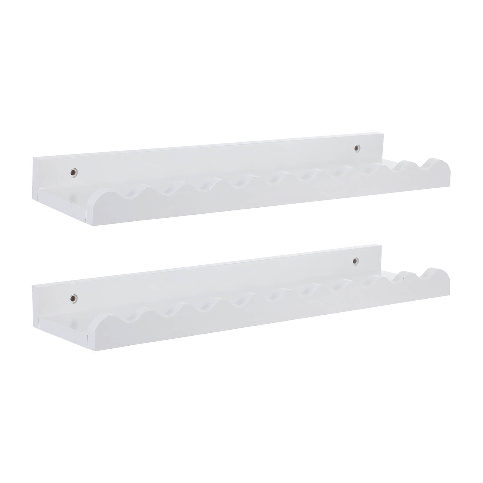 ชั้นวางหนังสือแบบลอยติดผนัง 2  - Baby Nursery Floating Shelves บทวิจารณ์และราคา