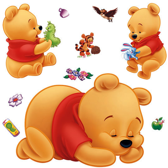 3d วินนี่เดอะพูห์สติ๊กเกอร์ติด - Baby Nursery Winnie The Pooh บทวิจารณ์และราคา
