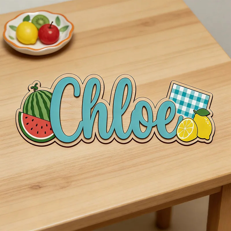 ป้ายไม้สลักชื่อธีมแตงโมเลมอนสำ - Baby Nursery Themes บทวิจารณ์และราคา