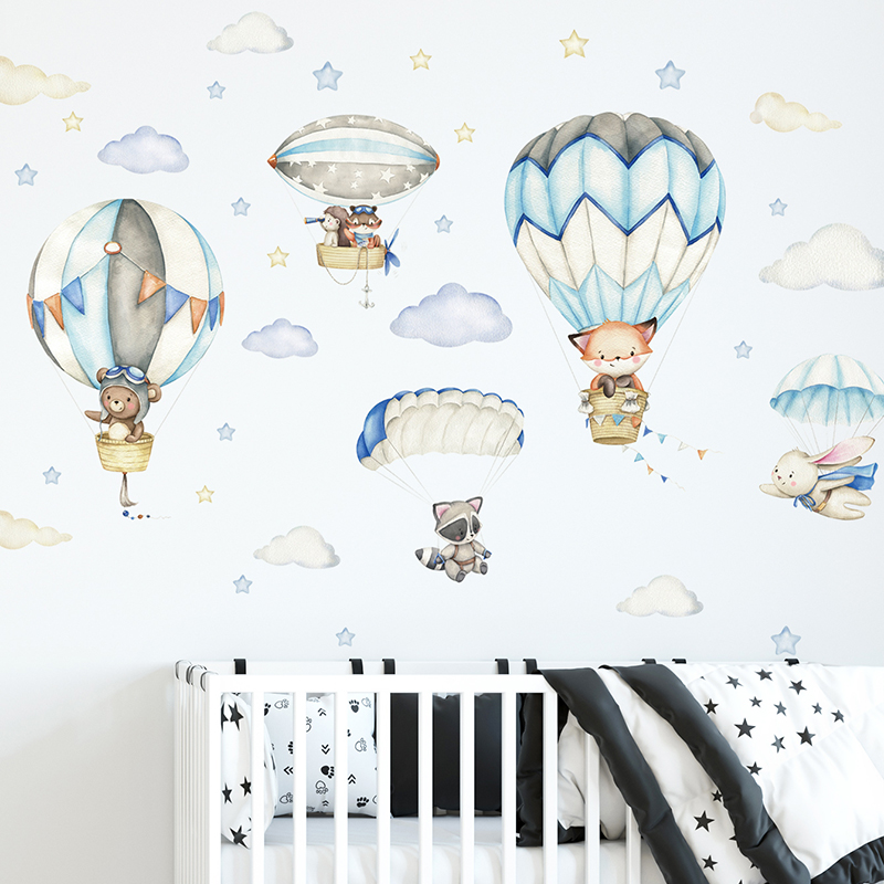การ์ตูนสัตว์น่ารัก Hot Air บอล - Baby Nursery Products บทวิจารณ์และราคา