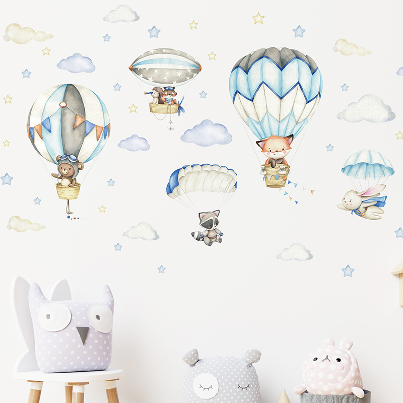การ์ตูนสัตว์น่ารัก Hot Air บอล - Baby Nursery Products บทวิจารณ์และราคา