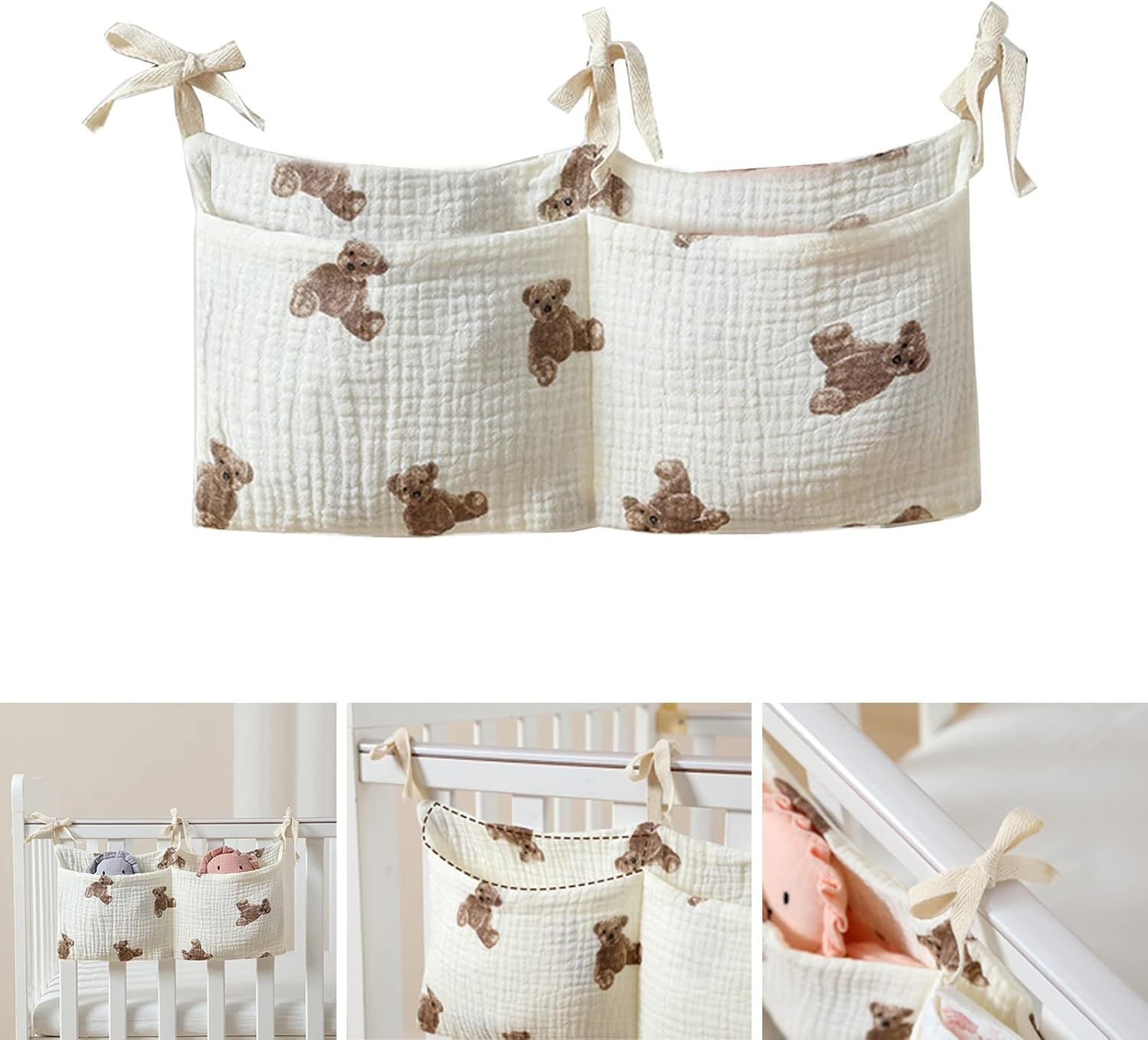 Baby Crib Organizer Cot Caddy  - Baby Nursery Products บทวิจารณ์และราคา
