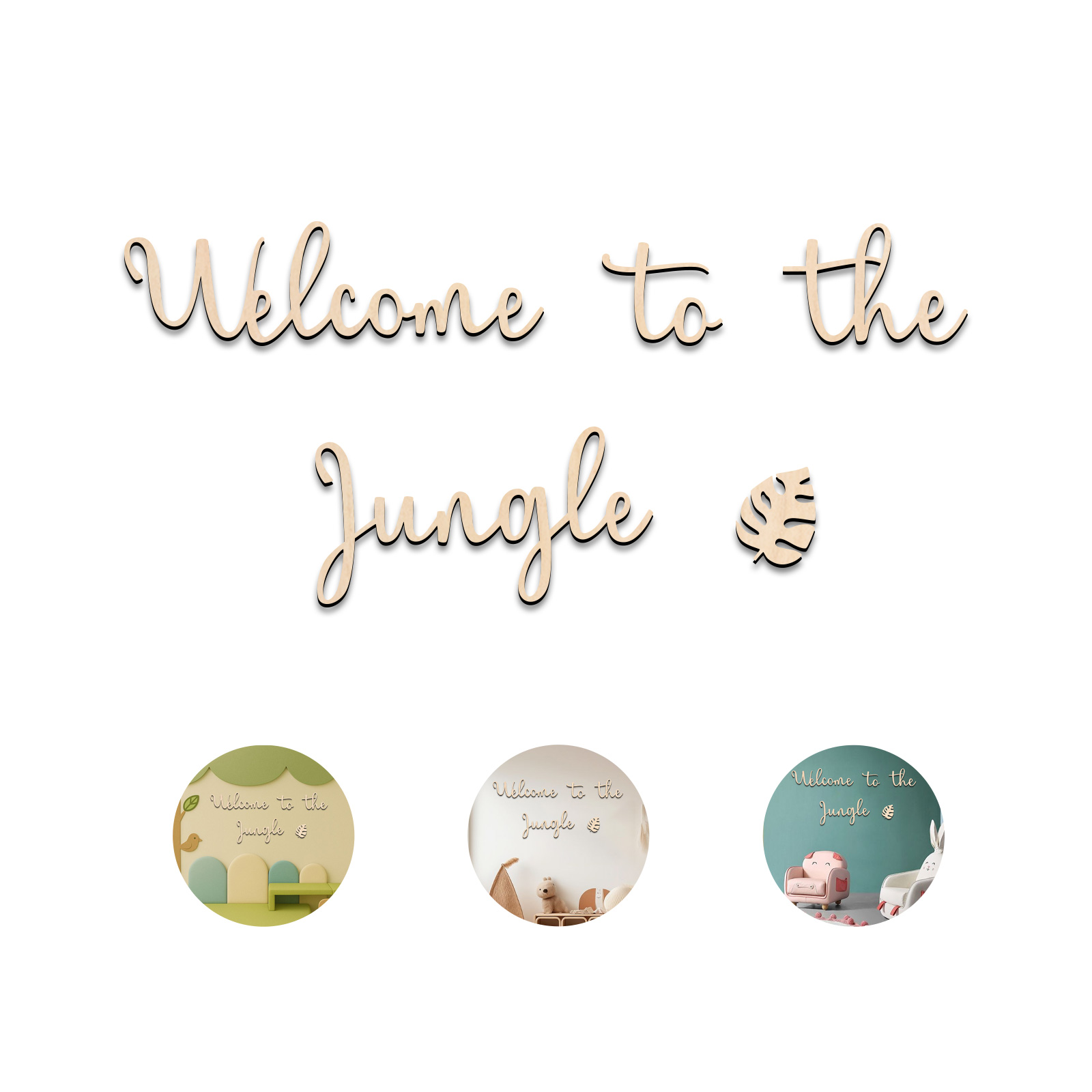 ป้ายไม้ต้อนรับสู่ป่า - ของตกแต - Baby Nursery Products บทวิจารณ์และราคา