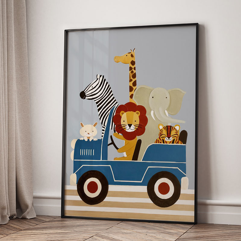 ภาพวาดการ์ตูนสัตว์ตลกๆ สำหรับต - Baby Nursery Products บทวิจารณ์และราคา