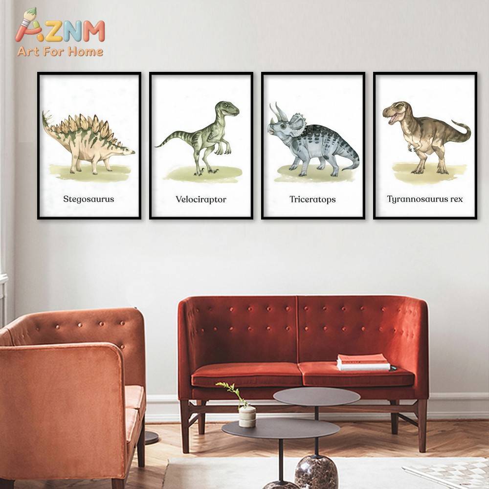 AZNM ภาพพิมพ์ลายการ์ตูนสัตว์น่ - Baby Nursery Giraffe บทวิจารณ์และราคา