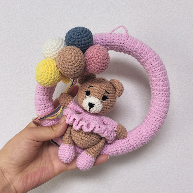พวงหรีดชื่อถักโครเชต์แบบสั่งทำ - Baby Nursery Products บทวิจารณ์และราคา